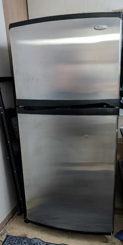 Stainless fridge , View more