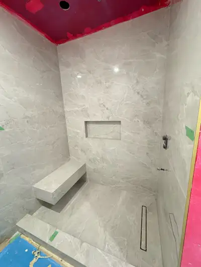 Tile installation , View more