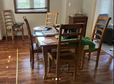 Mango Wood Table and 6 Chairs, View more