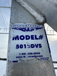 Shoremaster 5010 DVS Boat lift