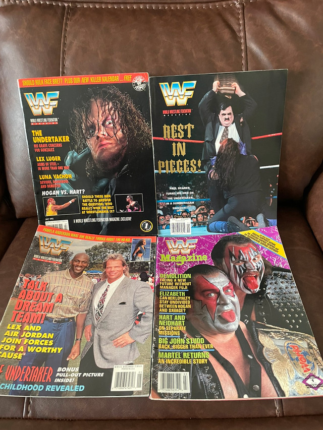WWF WWE Wrestling Magazine’s All At $15 Each in Arts & Collectibles in City of Toronto - Image 3