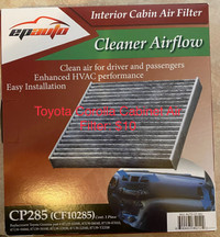 Toyota Corolla cabinet air filter