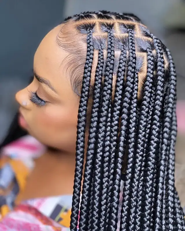 African Braids/Hairstyles - Knotless Braids
