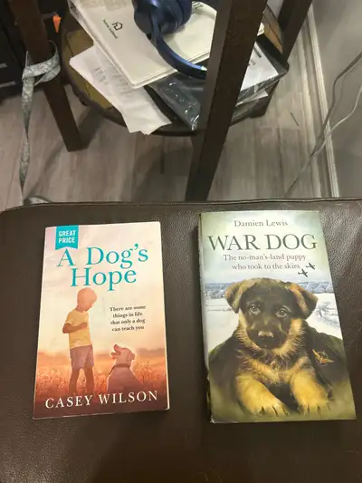 Dog Novels - A Dog's Hope and War Dog, View more