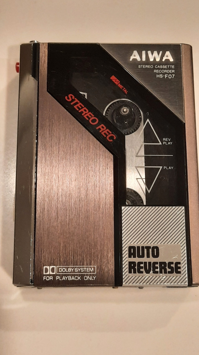 Aiwa HS-F07 Personal Cassette Recorder Walkman NEW BELT! WORKING | Other |  Kingston | Kijiji