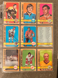 1972-73 OPC Hockey Card Set