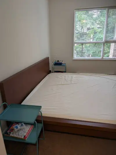 IKEA king size bed and mattress , View more