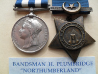 EGYPT 1882 Campaign medal - BANDSMAN, RN (Royal Navy)