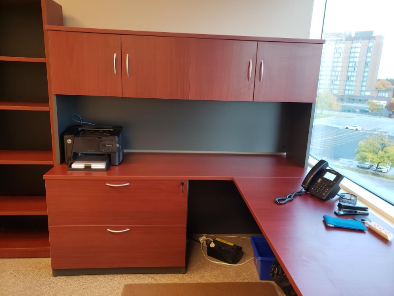 Executive Office Desk U Shape with Hutch Desks Markham / York