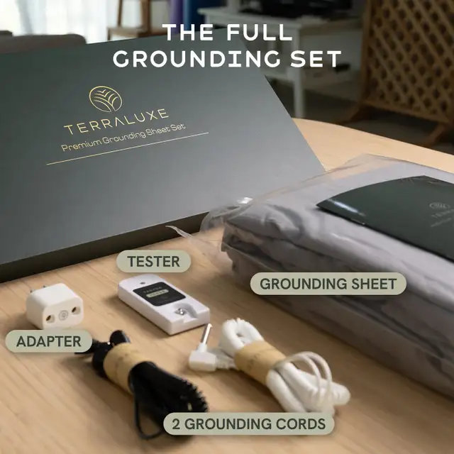 Terraluxe Grounding Bed Sheet (Cali King) in Bedding in City of Montréal - Image 9