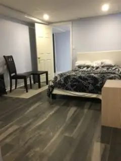 Large, quiet, furnished, smoke-free room. Including: separate entrance, close to bus stop, Durham Co...