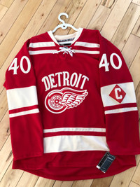 Hockey jersey chandail Red Wings Detroit Henrik Zetterberg