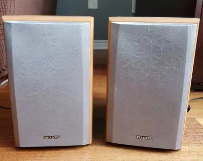 AIWA stereo speakers, View more