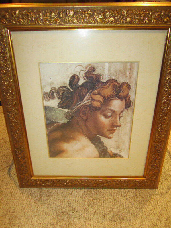 Nicely framed picture of "Roman Lady" in Arts & Collectibles in Hamilton