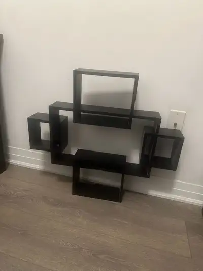 Geometric black shelf, View more