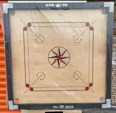 BRAND NEW CARROM 33”33” WITH COINS AND STRIKER , View more