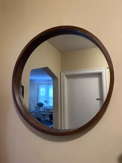 Round mirror for sale!, View more