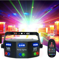 AMKI DJ Disco Lights, 15 Eyes RGB Party Lights Stage Light by DM