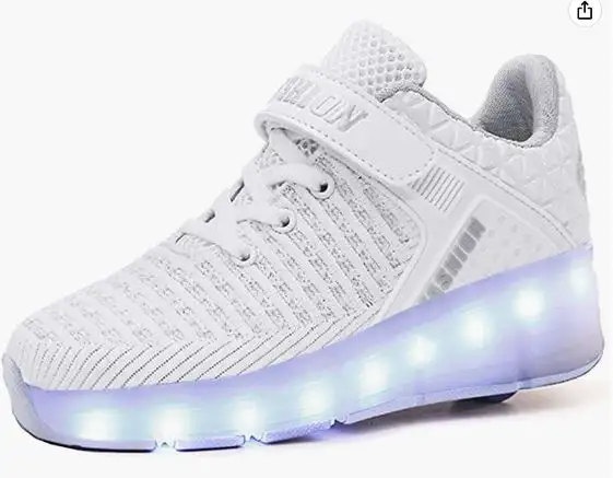 Roller Light-Up (rechargeable) Size 9.5 (Size40) Shoes - New in Kids & Youth in Hamilton - Image 2
