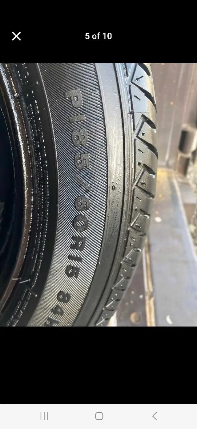 Set of 4 FIRESTONE all season tires with rims (185 60 15) in Tires & Rims in Oakville / Halton Region - Image 6