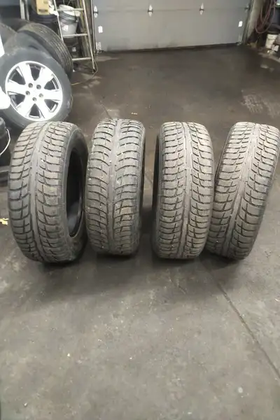 For BF Goodrich winter tires have about half tread left on them good for a season or two $140 for al...