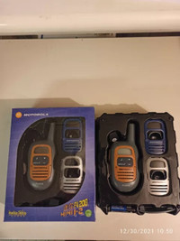 One pair of Motorola walkie talkies $30