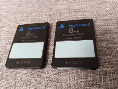 Genuine Sony Playstation 2 PS2 Official  8mb Memory Card $10 Ea, View more