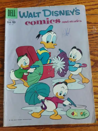 WALT DISNEYS COMICS AND STORIES 233 DELL COMICS 1960 BARKS ART, View more