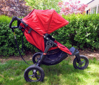 Baby Jogger City Elite Single Stroller, Red