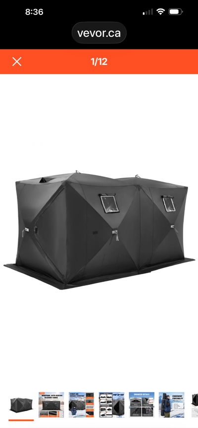 Ice Fishing Shed, View more