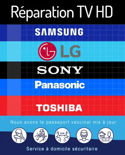 Service à domicile pour vos téléviseurs HD, View more