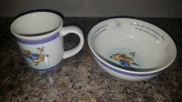 Wedgwood Peter Rabbit China Bowl and Cup - brand new