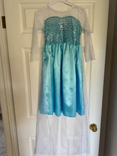 Elsa dress suitable for ages 6–8. Never worn. Great quality.