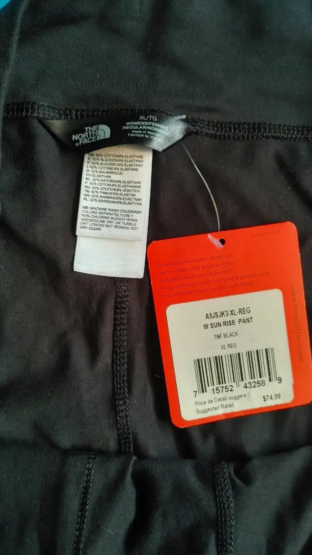 Brand New, The North Face Women's Pants W Sun Rise XL in Women's - Bottoms in City of Toronto - Image 6