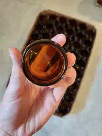 49 Brown Glass Jars