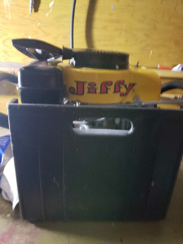 Jiffy ice auger in excellent condition in Fishing, Camping & Outdoors in North Bay