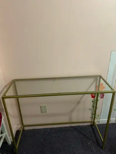 WAYFAIR GLASS TABLE, View more