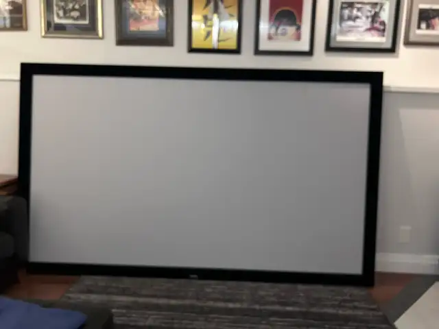 Projector, Panasonic & Screen64840236422786123