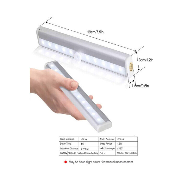 LED Cabinet USB Rechargeable Light in General Electronics in Mississauga / Peel Region