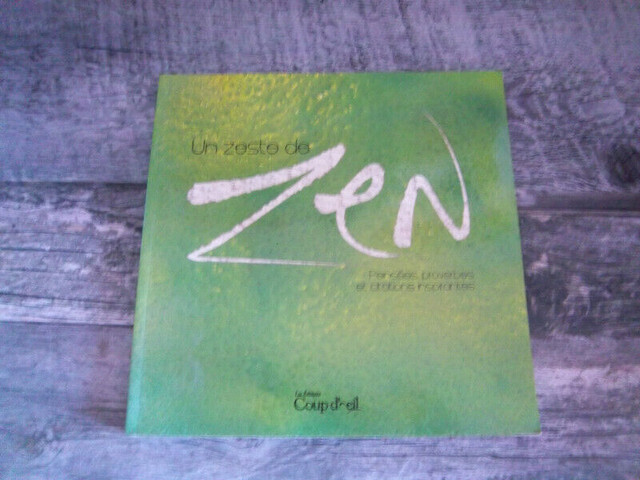 Livre Zen dans Manuels  à Lac-Saint-Jean
