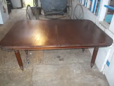 Antique-"MAHOGANY DINING TABLE", View more