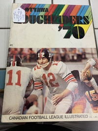 Ottawa Roughriders CFL Illustrated 1970 Booth 278