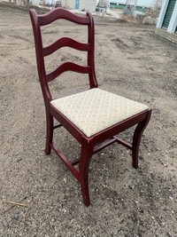  Mahogany coloured chair