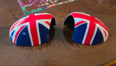 Mirror covers from 2005 Mini Cooper Union Jack