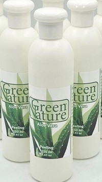 NEW 3Pcs Green Nature Aloe Vera Set-Peeling, Showergel, Bodymilk
