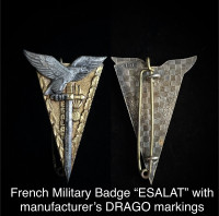 French Military Badge “ESALAT” (Shipping Available)