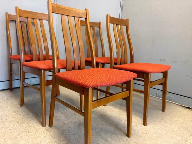 Danish Teak Dining chairs in Dining Tables & Sets in Peterborough - Image 7