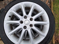 17 inch aluminum rims and tires
