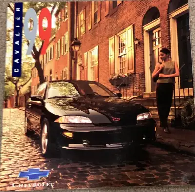1999 CHEVROLET CAVALIER. BROCHURE FOR SALE THIS ENGLISH BROCHURE HAS 22 COLOURED PAGES SHOWING MODEL...