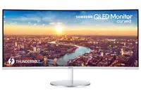 Samsung 34” curved widescreen  monitor with thunderbolt